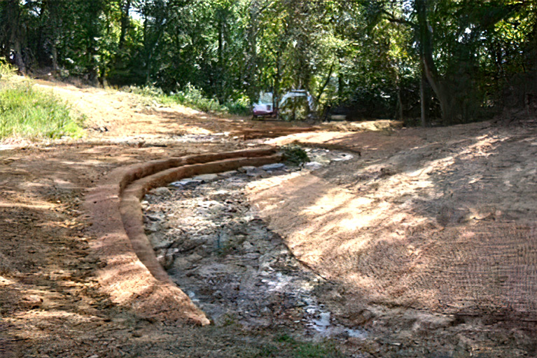 Natural stream channel design and construction